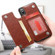 iPhone XS Max Retro PU Leather Case Multi Card Holders Phone Cases  - Red