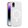 iPhone XR MagSafe Frosted Translucent Mist Phone Case - White