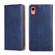 iPhone XR PU + TPU Gloss Oil Solid Color Magnetic Horizontal Flip Leather Case with Holder & Card Slot & Wallet - Blue