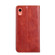 iPhone XR PU + TPU Gloss Oil Solid Color Magnetic Horizontal Flip Leather Case with Holder & Card Slot & Wallet - Brown