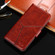 iPhone XR Geometric Stitching Horizontal Flip TPU + PU Leather Case with Holder & Card Slots & Wallet - Dark Brown