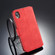 iPhone XR DG.MING Retro Oil Side Horizontal Flip Case with Holder & Card Slots & Wallet  - Red