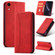 iPhone XR Magnetic Dual-fold Leather Case - Red