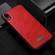 iPhone XR SULADA Shockproof TPU + Handmade Leather Case  - Red