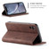 iPhone XR CaseMe-013 Multifunctional Retro Frosted Horizontal Flip Leather Case with Card Slot & Holder & Wallet - Coffee