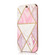 iPhone XR Bronzing Plating PU + TPU Horizontal Flip Leather Case with Holder & Card Slot - Pink White