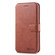 iPhone XR AZNS Calf Texture Magnetic Horizontal Flip PU Leather Case with Holder & Card Slots & Photo Frame - Brown