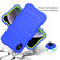 iPhone XR Wave Pattern 3 in 1 Silicone+PC Shockproof Protective Case - Blue+Olivine