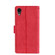 iPhone XR Skin Feel Crocodile Texture Magnetic Clasp Horizontal Flip PU Leather Case with Holder & Card Slots & Wallet - Red