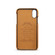 iPhone XR Suteni Calf Texture Protective Case with Card Slots - Brown