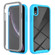 iPhone XR Starry Sky Solid Color Series Shockproof PC + TPU Case with PET Film - Sky Blue