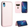 iPhone XR Carbon Fiber Texture Horizontal Flip TPU + PC + PU Leather Case with Card Slot - Pink