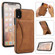iPhone XR Ultra-thin Shockproof Protective Case with Holder & Metal Magnetic Function  - Brown