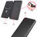 iPhone XR Carbon Fiber Texture Horizontal Flip TPU + PC + PU Leather Case with Card Slot - Black