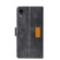 iPhone XR Retro Texture Contrast Color Side Buckle Horizontal Flip Leather Case with Holder & Card Slots & Wallet - Black