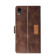 iPhone XR Retro Texture Contrast Color Side Buckle Horizontal Flip Leather Case with Holder & Card Slots & Wallet - Brown