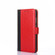 iPhone XR Ostrich Texture PU + TPU Horizontal Flip Leather Case with Holder & Card Slots & Wallet - Red