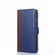 iPhone XR Ostrich Texture PU + TPU Horizontal Flip Leather Case with Holder & Card Slots & Wallet - Blue