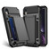 iPhone XR PC+TPU Shockproof Heavy Duty Armor Protective Case with Slide Multi-Card Slot - Dark Blue