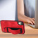 iPhone XR Wristband Holder Leather Back Phone Case - Red