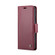 iPhone XR CaseMe 023 Butterfly Buckle Litchi Texture RFID Anti-theft Leather Phone Case - Wine Red