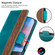 iPhone XR Stitching Magnetic RFID Leather Case - Deep Green