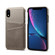 iPhone XR Suteni Calf Texture Protective Case with Card Slots - Grey