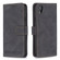 iPhone XR Magnetic Clasp RFID Blocking Anti-Theft Leather Case with Holder & Card Slots & Wallet - Black