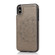 iPhone XR Double Buckle Mandala Pattern PU+TPU Protective Case with Card Slots & Holder & Photo Frame - Grey