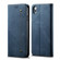 iPhone XR Denim Texture Casual Style Horizontal Flip Leather Case with Holder & Card Slots & Wallet - Blue