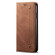 iPhone XR Denim Texture Casual Style Horizontal Flip Leather Case with Holder & Card Slots & Wallet - Brown