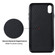 iPhone XR Rhombic PU Leather Phone Case with Ring Holder - Black