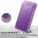 iPhone XR Blooming Mandala Embossed Pattern Magnetic Horizontal Flip Leather Case with Holder & Card Slots & Wallet - Purple