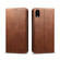iPhone XR Suteni Calf Texture Horizontal Flip Leather Case with Holder & Card Slots & Wallet - Coffee