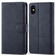 iPhone XR Frosted Anti-theft Brush Horizontal Flip Leather Case with Holder & Card Slots & Wallet - Dark Blue