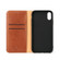 iPhone XR Horizontal Flip PU Leather Case with Holder & Card Slots & Wallet - Brown