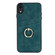 iPhone XR Vintage Patch Leather Phone Case with Ring Holder - Blue