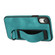 iPhone XR Wristband Holder Leather Back Phone Case - Green
