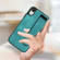 iPhone XR Wristband Holder Leather Back Phone Case - Green