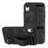 iPhone XR Wristband Holder Leather Back Phone Case - Black