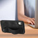 iPhone XR Wristband Holder Leather Back Phone Case - Black