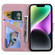 iPhone XR Cartoon Buckle Horizontal Flip Leather Phone Case - Pink