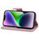 iPhone XR Cartoon Buckle Horizontal Flip Leather Phone Case - Pink