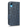 iPhone XR Symmetrical Triangle Leather Phone Case - Blue
