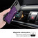 iPhone XR Glitter Magnetic Card Bag Phone Case - Purple