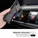 iPhone XR Glitter Magnetic Card Bag Phone Case - Black