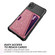 iPhone XR Glitter Magnetic Card Bag Phone Case - Pink