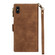 iPhone XR Zipper Multi-card Slots Horizontal Flip PU Leather Case with Holder & Card Slots & Wallet & Lanyard & Photo Frame - Brown