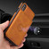 iPhone XR Calf Texture Magnetic Case - Brown