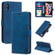 iPhone XR Skin Feel Anti-theft Brush Horizontal Flip Leather Phone Case - Blue